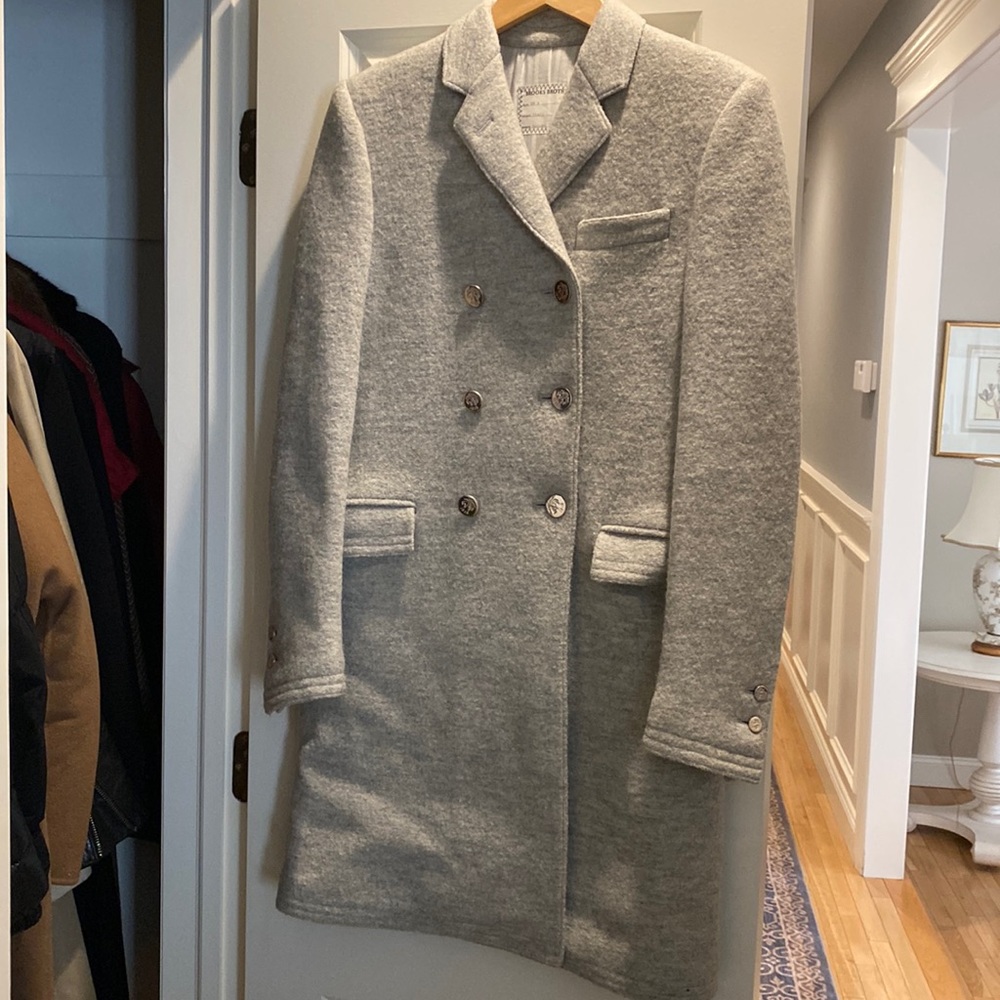 Brooks brothers boiled wool coat